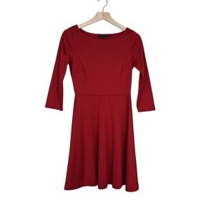 The Limited Womens XS 3/4 Sleeve Fit & Flare Dress